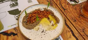 Truffel Hummus at Pandora Greenbox in Split