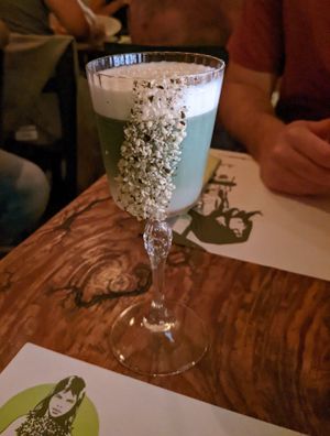 Amazing CBD cocktail at Pandora Greenbox in Split
