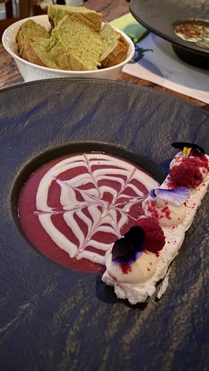 Berry gazpacho  at Pandora Greenbox in Split