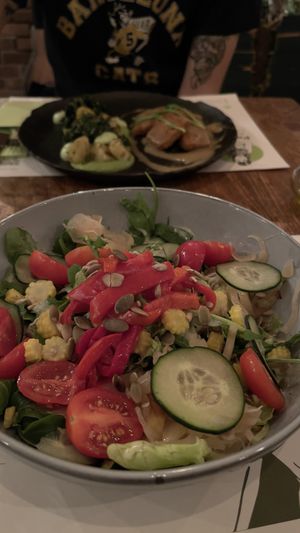 Salad  at Pandora Greenbox in Split