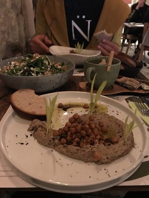 Truffled Hummus  at Pandora Greenbox in Split