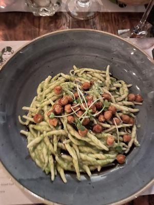 Broccoli pesto pasta  at Pandora Greenbox in Split