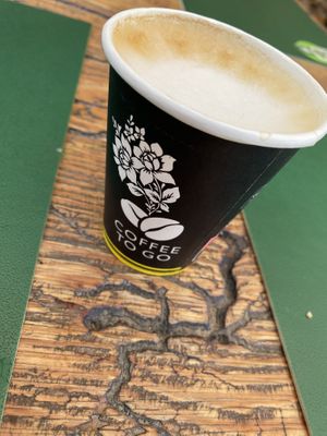 very good coffee!  at Pandora Greenbox in Split