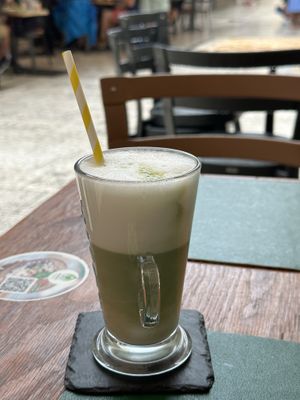 Matcha lattee  at Pandora Greenbox in Split
