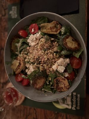 Salat mit gegrilltem Gemüse   at Pandora Greenbox in Split