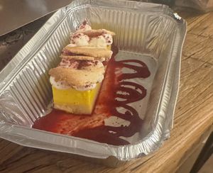 Lemon cake at Pandora Greenbox in Split