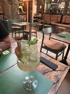 Hugo spritzer cocktail  at Pandora Greenbox in Split