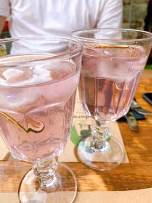 Aromatized water with seasonal fresh fruit and veggies  at Pandora Greenbox in Split