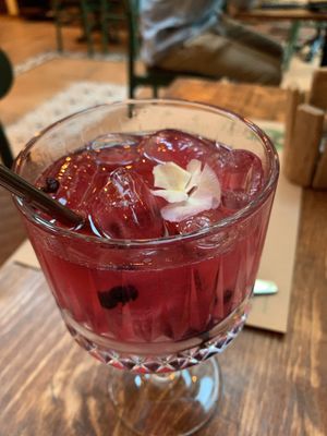 Aviation cocktail  at Pandora Greenbox in Split