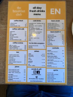 Drinks at The Breakfast Club - Haarlemmerplein in Amsterdam