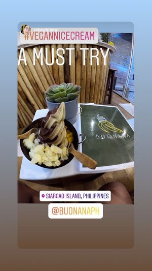Acai Banana Twist at Buonana in Siargao