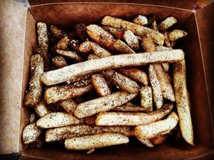 Za'atar Fries 🍟👍😋 at Olive Press Eatery in Metuchen