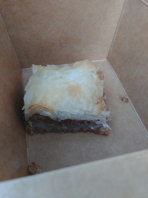 Traditional Baklava at Olive Press Eatery in Metuchen