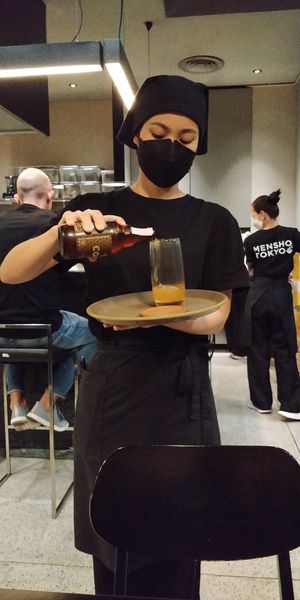 Japanese craft beer at Mensho Tokyo in Bangkok