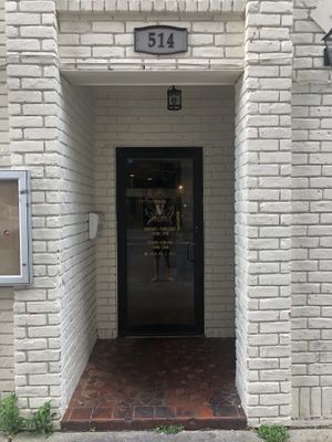 The classy entrance  at Vegan Wit A Twist in New Orleans