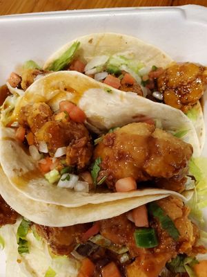 Terraki cauliflower tacos at Vegan Wit A Twist in New Orleans