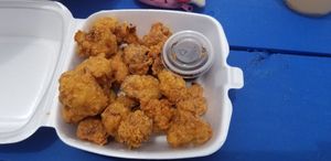 Fried cauliflower at Vegan Wit A Twist in New Orleans