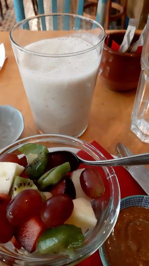 Vegan smoothie at Koumpi Coffee and Craft in Thessaloniki