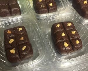 Raw Vegan Brownie Bites at Green Wave Cafe in Plantation