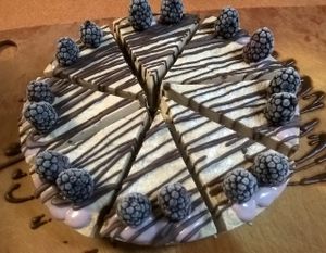 Raw Vegan Very Berry Cheesecake - Dairy Free Gluten Free No Refined Sugars at Green Wave Cafe in Plantation