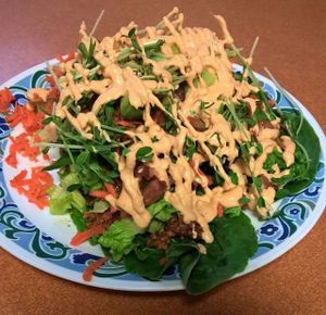 Lettuce Boat Tacos at Green Wave Cafe in Plantation