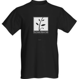 Green Wave Café Black Cotton T-Shirt at Green Wave Cafe in Plantation