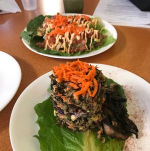 ";steak";Teriyaki and Boat Tacos  at Green Wave Cafe in Plantation