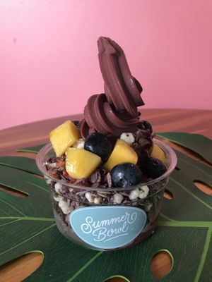 Açaí soft serve at Summer Bowl - SQ1 in Bangkok
