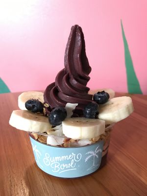 Açaí soft serve at Summer Bowl - SQ1 in Bangkok