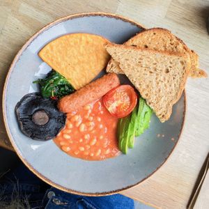 vegan breakfast at The Brunch Club in Glasgow