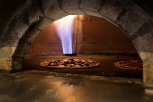 Our Pizzas at TerraPlana Café in Porto
