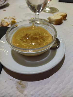 Natillas de leche de soja at El Parral in Vitoria Gasteiz