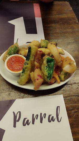 Verduras en tempura at El Parral in Vitoria Gasteiz