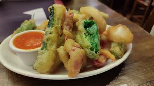 Tempuras at El Parral in Vitoria Gasteiz