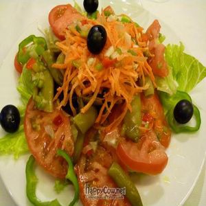 Salad buffet at El Parral in Vitoria Gasteiz