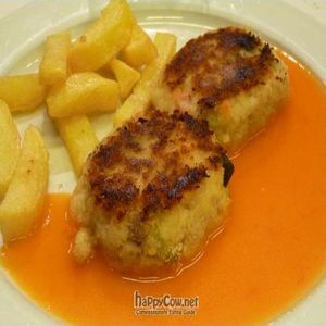 Oats burgers at El Parral in Vitoria Gasteiz