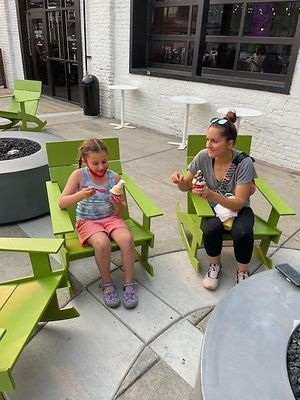 Patio outside frozen gold at Frozen Gold in Colorado Springs