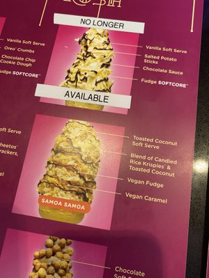 Samoa Samoa is all vegan  at Frozen Gold in Colorado Springs