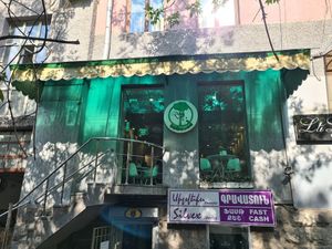 From outside at Dr Veggie in Yerevan