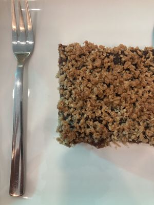 Date cake  at Dr Veggie in Yerevan