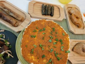 Lahmajun & Dolma at Dr Veggie in Yerevan