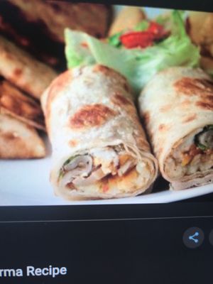 shaurma at Dr Veggie in Yerevan