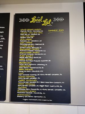 Supplier list at honeygrow in Reston