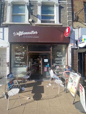 Exterior at Wafflemeister in South West London