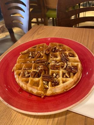 Maple Syrup & Pecan waffle at Wafflemeister in South West London