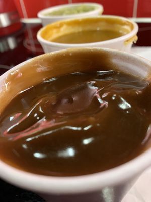 VG gravy   at Laura's Fish Bar in Whitley Bay