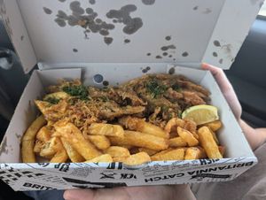  at Laura's Fish Bar in Whitley Bay