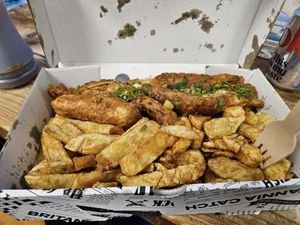  at Laura's Fish Bar in Whitley Bay