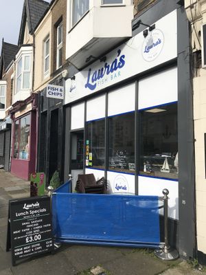 Exterior  at Laura's Fish Bar in Whitley Bay