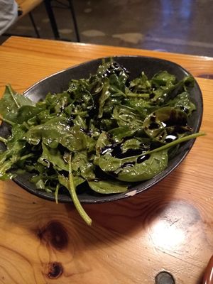 Greens salad at DogTown Lagos in Lagos